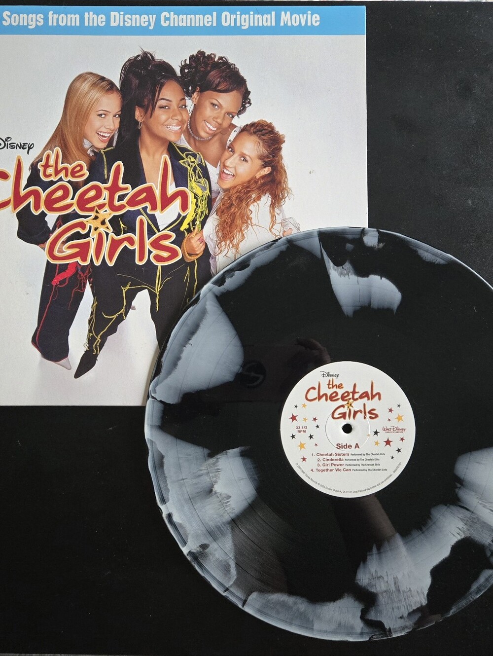 The Cheetah Girls Vinyl, Black And Grey Smokey Marble LP